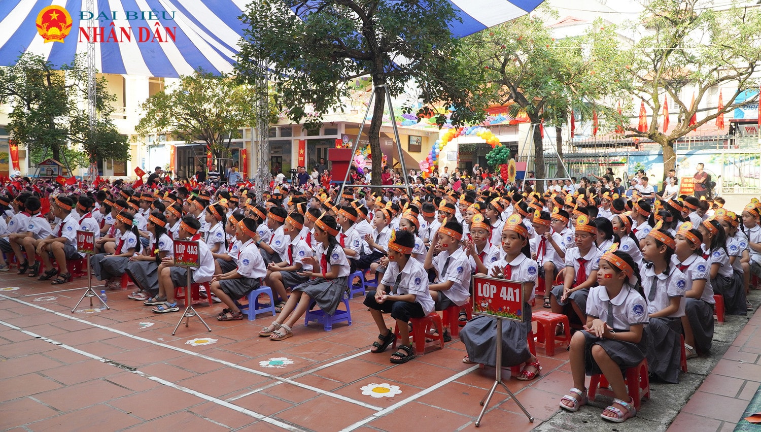 Hà Đông (Hà Nội): Trường Tiểu học Văn Khê rộn ràng khai giảng năm học mới -0