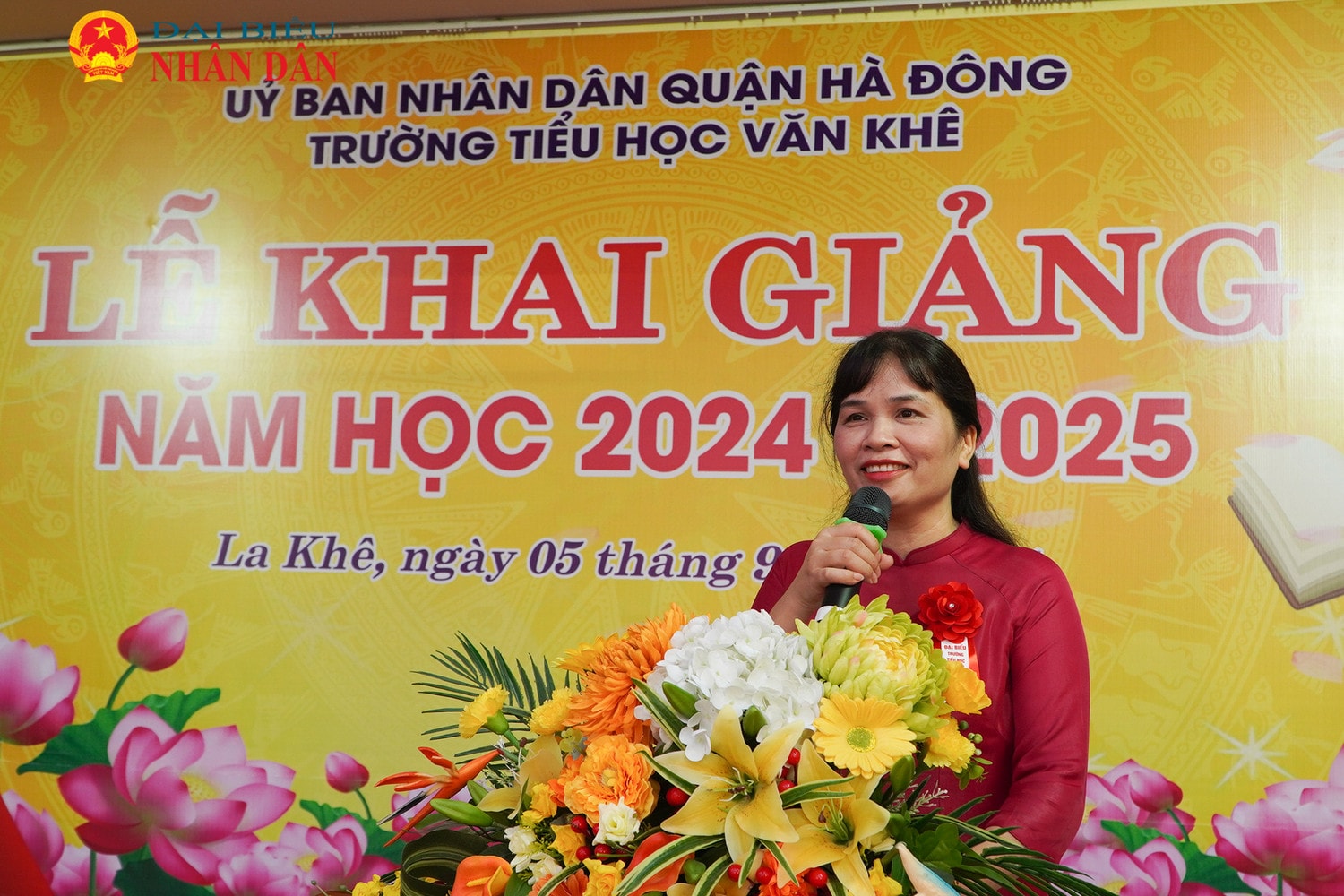 Hà Đông (Hà Nội): Trường Tiểu học Văn Khê rộn ràng khai giảng năm học mới -0