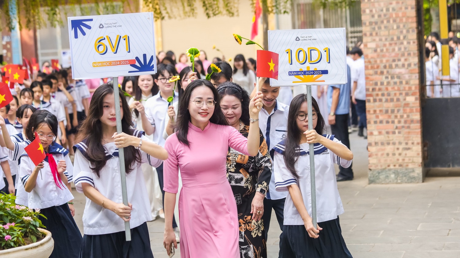 Hân hoan Lễ khai giảng Trường THCS&THPT Lương Thế Vinh - Tân Triều -0