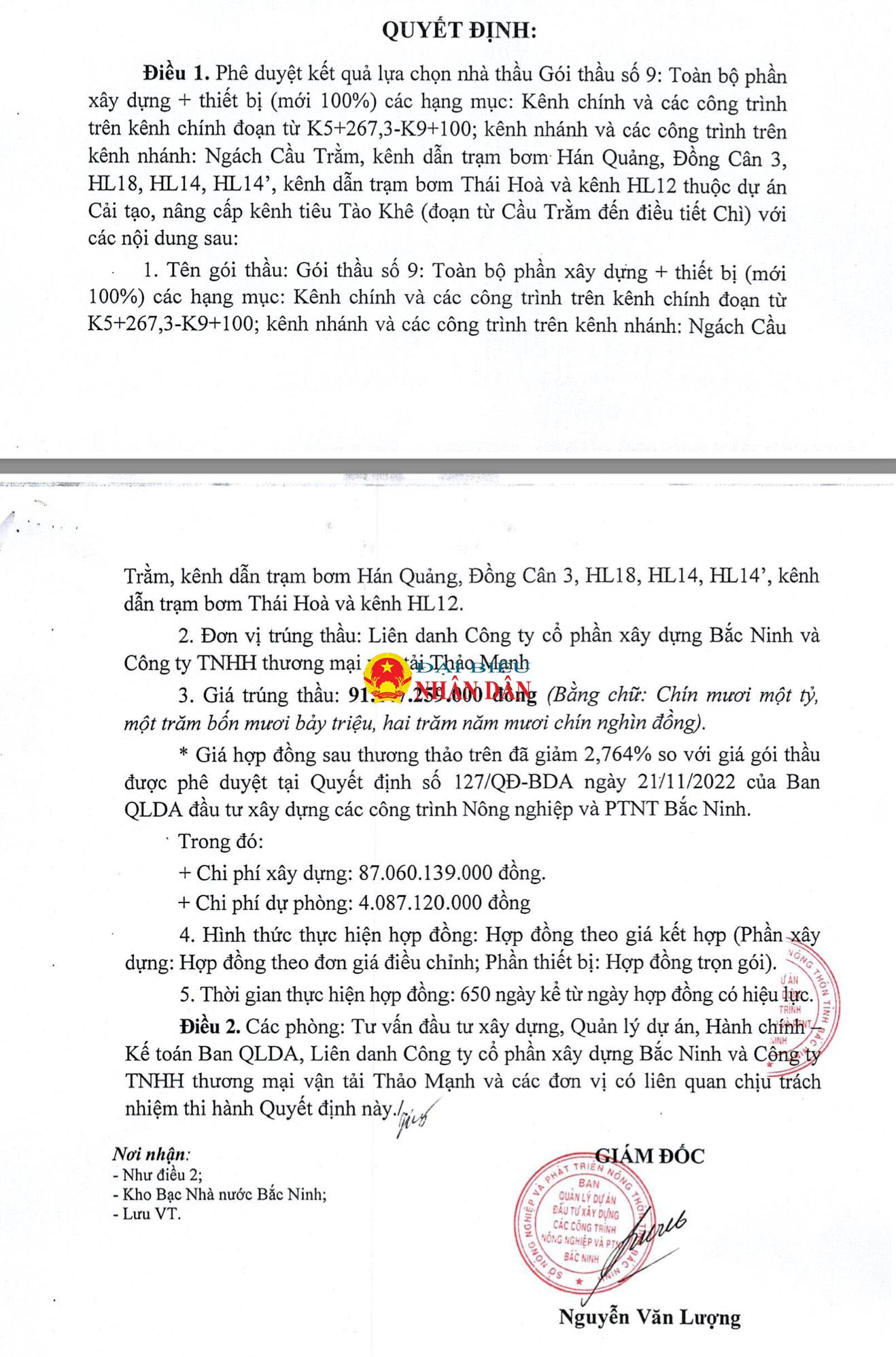 Công ty CP xây dựng Bắc Ninh: “Tay to” trúng thầu, thu khủng nhưng báo lãi “cò con”, đóng thuế cả năm không bằng tiền thu 1 ngày -1