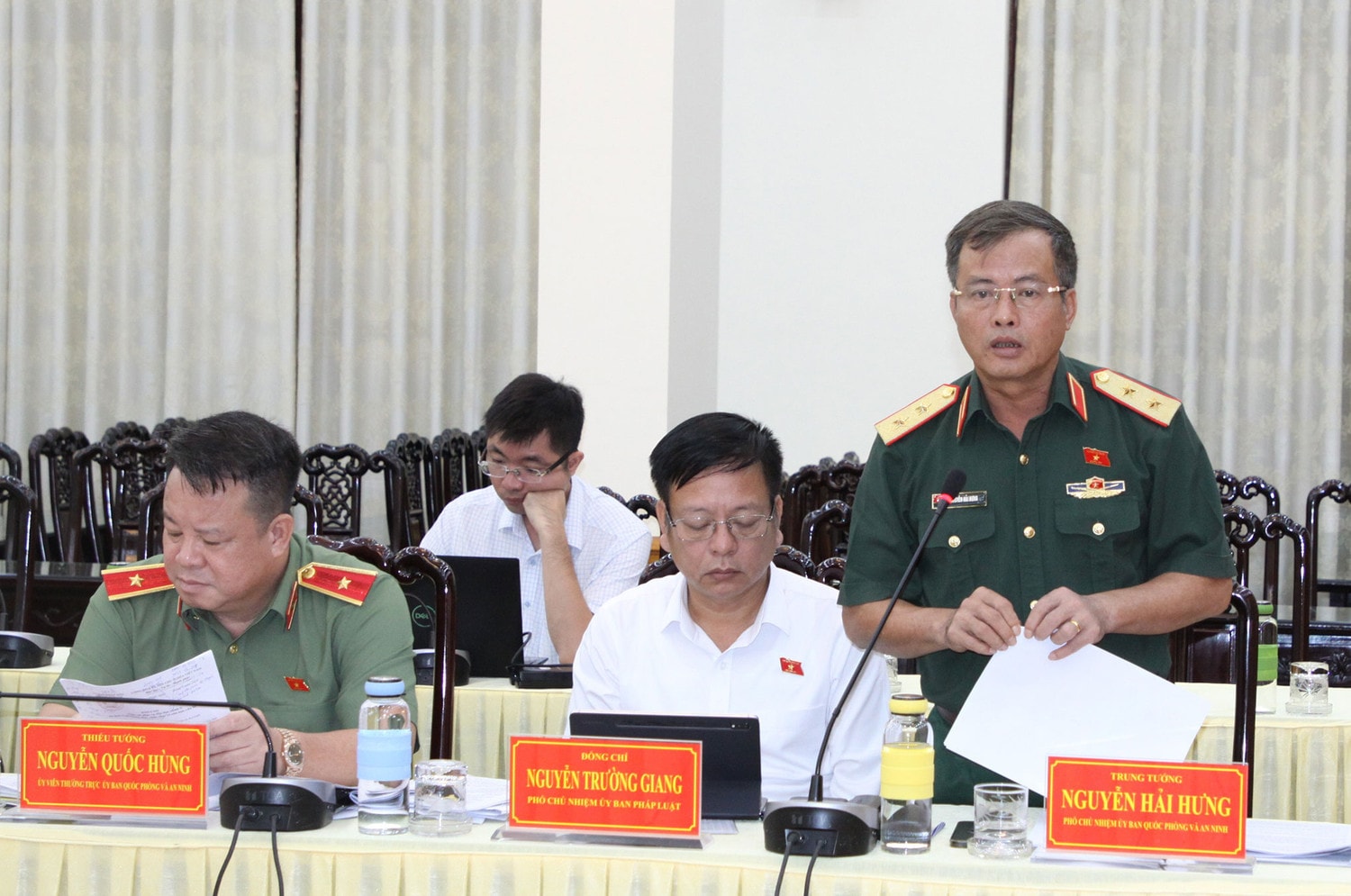 Đoàn khảo sát của Ủy ban Quốc phòng và An ninh làm việc với UBND tỉnh Nam Định -0