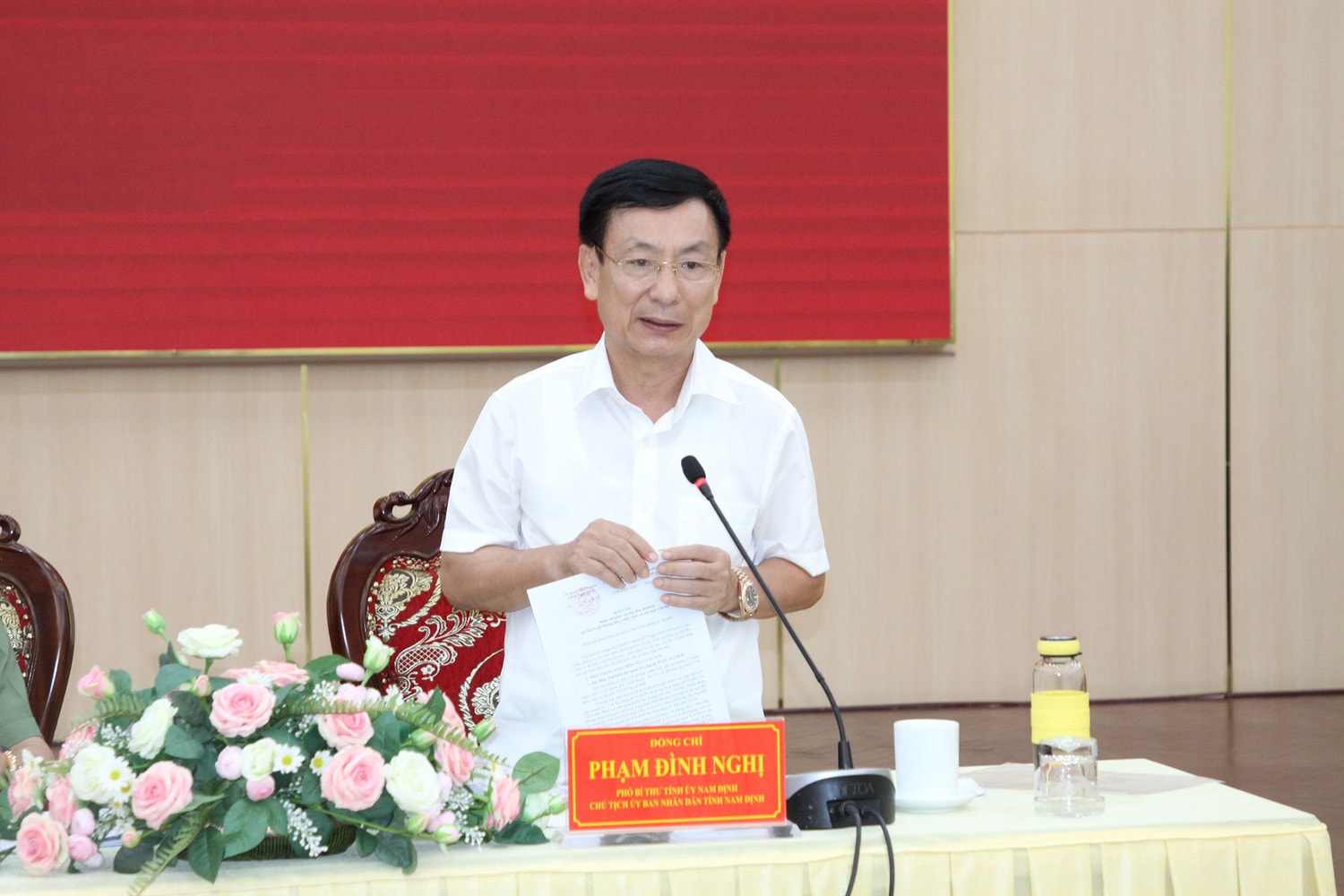 Đoàn khảo sát của Ủy ban Quốc phòng và An ninh làm việc với UBND tỉnh Nam Định -0