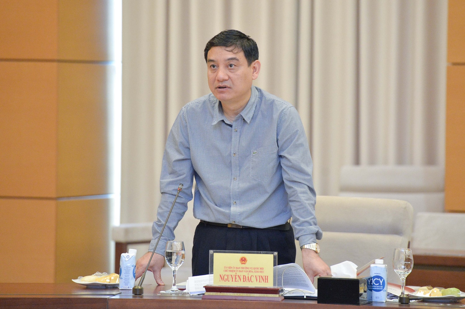 Phó Chủ tịch Quốc hội Nguyễn Khắc Định chủ trì họp giao ban giữa Lãnh đạo Quốc hội với các cơ quan của Quốc hội -1