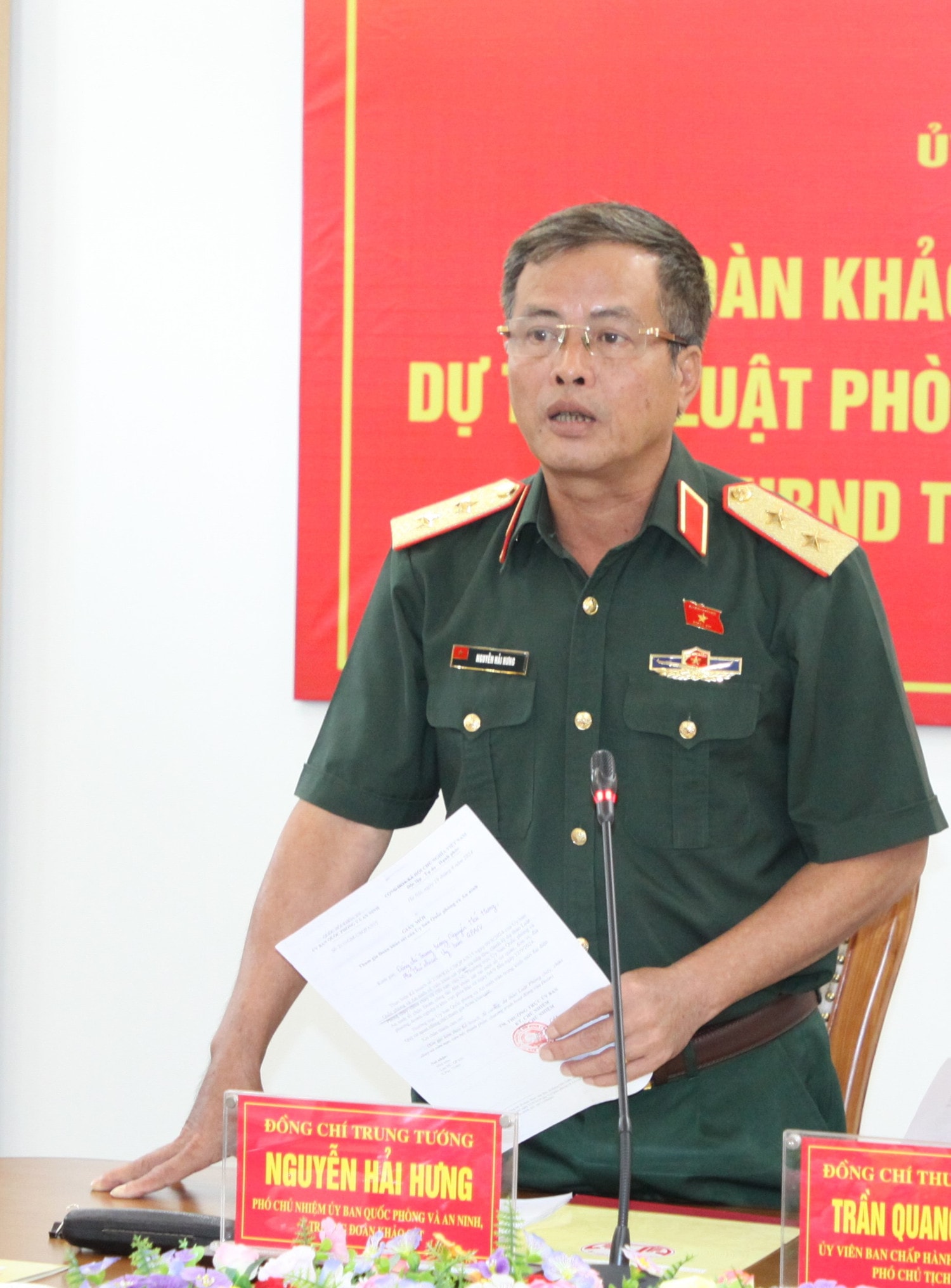 Phó Chủ tịch Quốc hội, Thượng tướng Trần Quang Phương làm việc với UBND TP. Việt Trì ảnh 4 Phó Chủ tịch Quốc hội, Thượng tướng Trần Quang Phương làm việc với UBND TP. Việt Trì