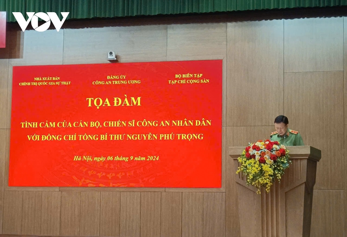 Tình cảm của cán bộ, chiến sĩ Công an nhân dân với đồng chí Tổng Bí thư Nguyễn Phú Trọng -0