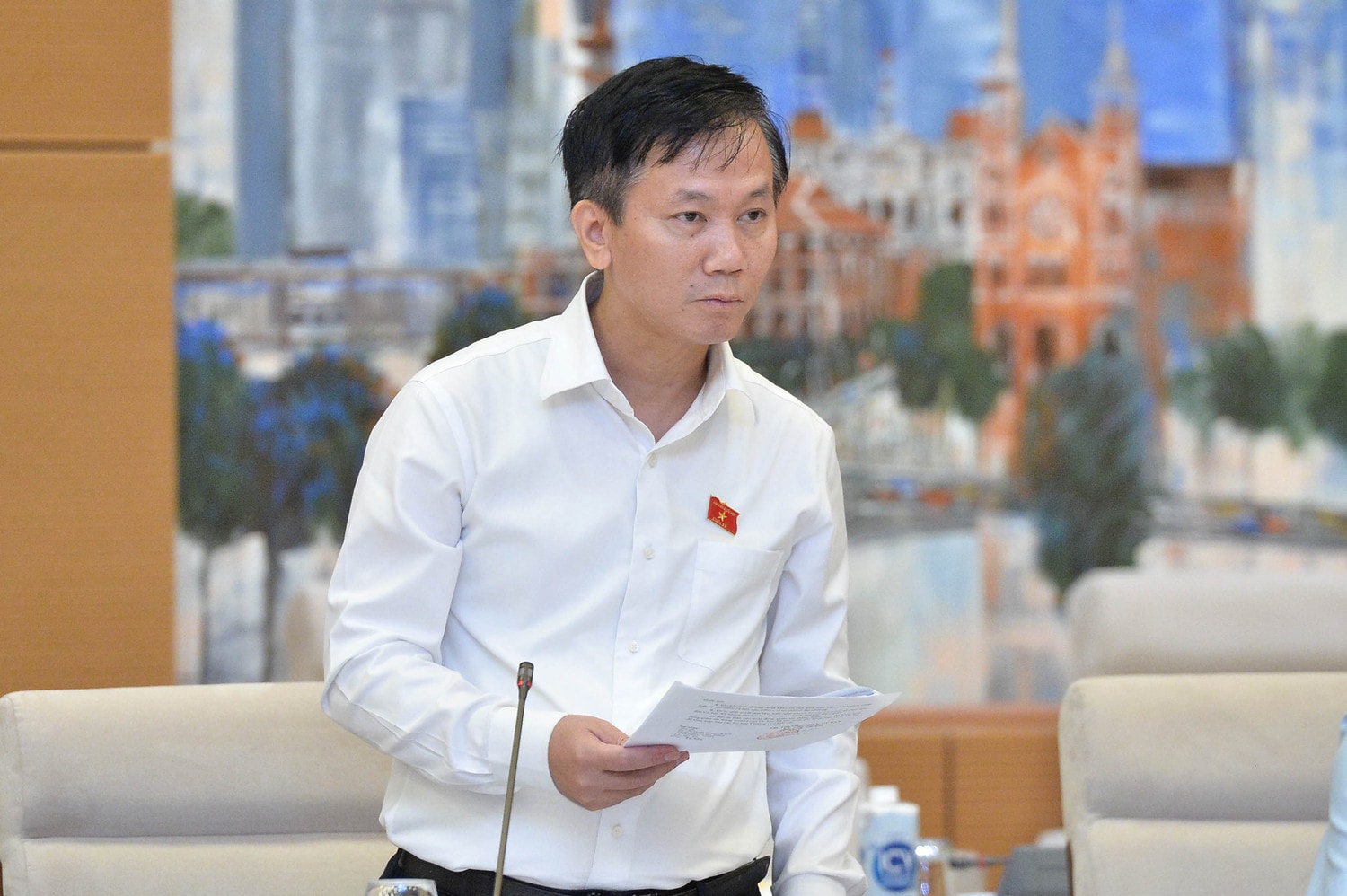 Phó Chủ tịch Quốc hội Nguyễn Khắc Định chủ trì họp giao ban giữa Lãnh đạo Quốc hội với các cơ quan của Quốc hội -2