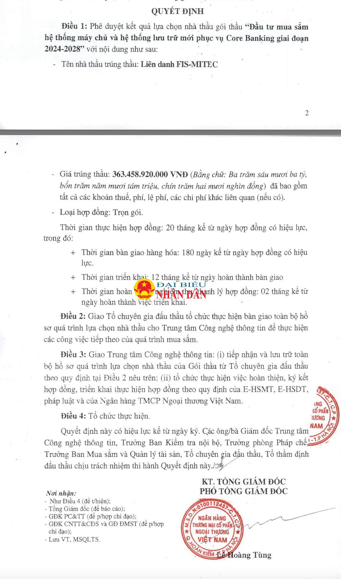 Trúng hàng loạt gói thầu 