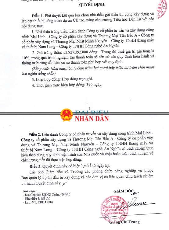 Hà Nội: Công ty Cổ phần tư vấn và xây dựng công trình Mai Linh thường xuyên “trúng thầu sát giá” -0