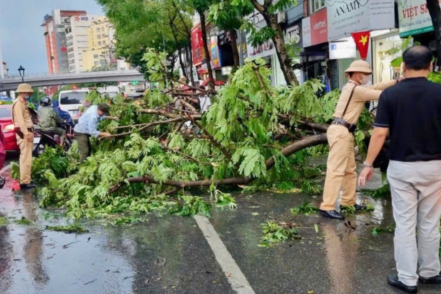 Hà Nội: Mưa lớn tập trung từ chiều 7.9, khuyến cáo người dân không ra khỏi nhà -1