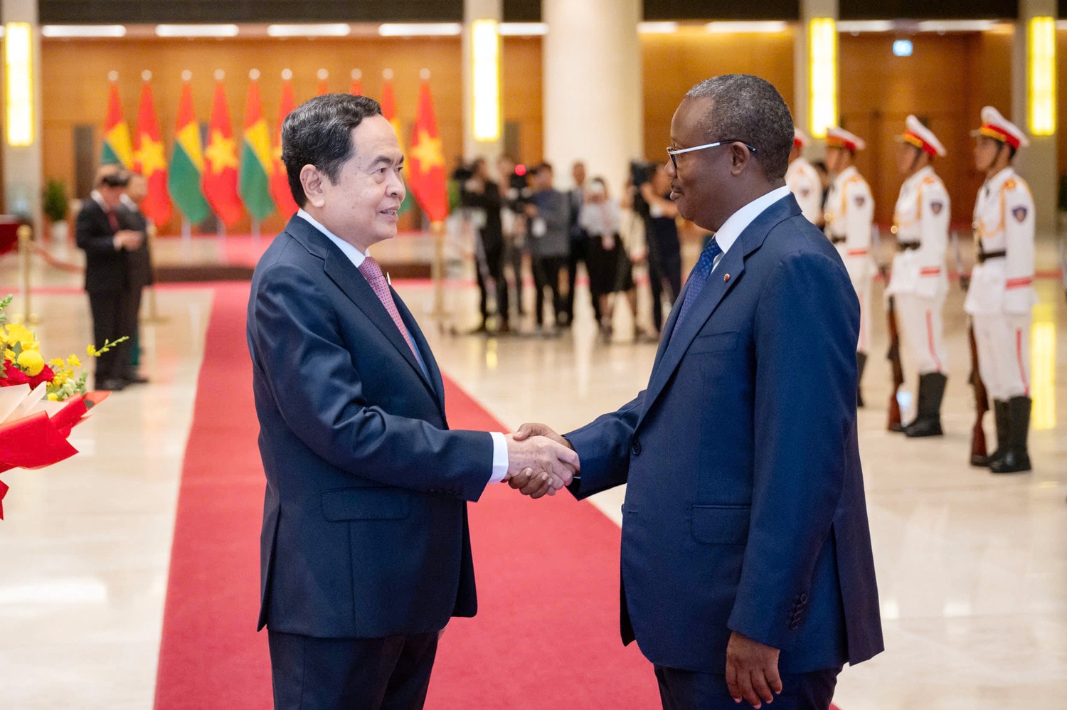 Chủ tịch Quốc hội Trần Thanh Mẫn hội kiến Tổng thống Cộng hòa Guinea Bissau -1