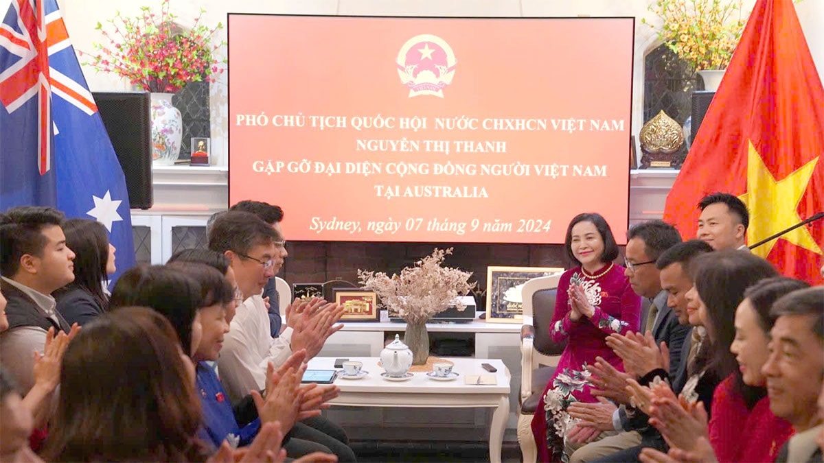 Phó Chủ tịch Quốc hội Nguyễn Thị Thanh gặp mặt cộng đồng người Việt Nam tại bang New South Wales, Australia -0