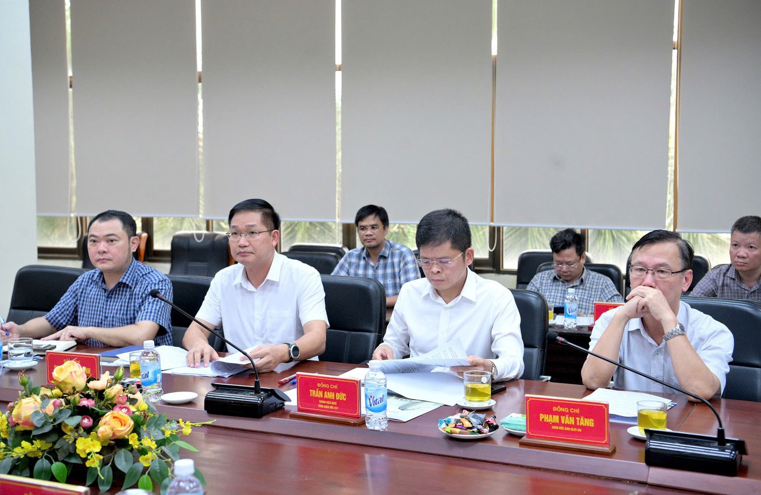 Đại diện Lãnh đạo Tổng công ty Sông Đà tham dự cuộc làm việc