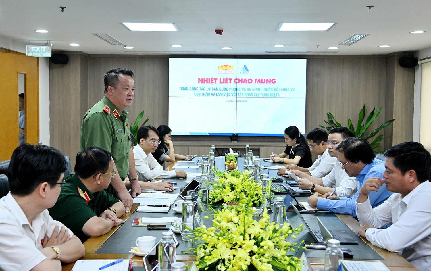 Đoàn khảo sát của Ủy ban Quốc phòng và An ninh khảo sát tại Công ty TNHH Tập đoàn Xây dựng Delta.jpg