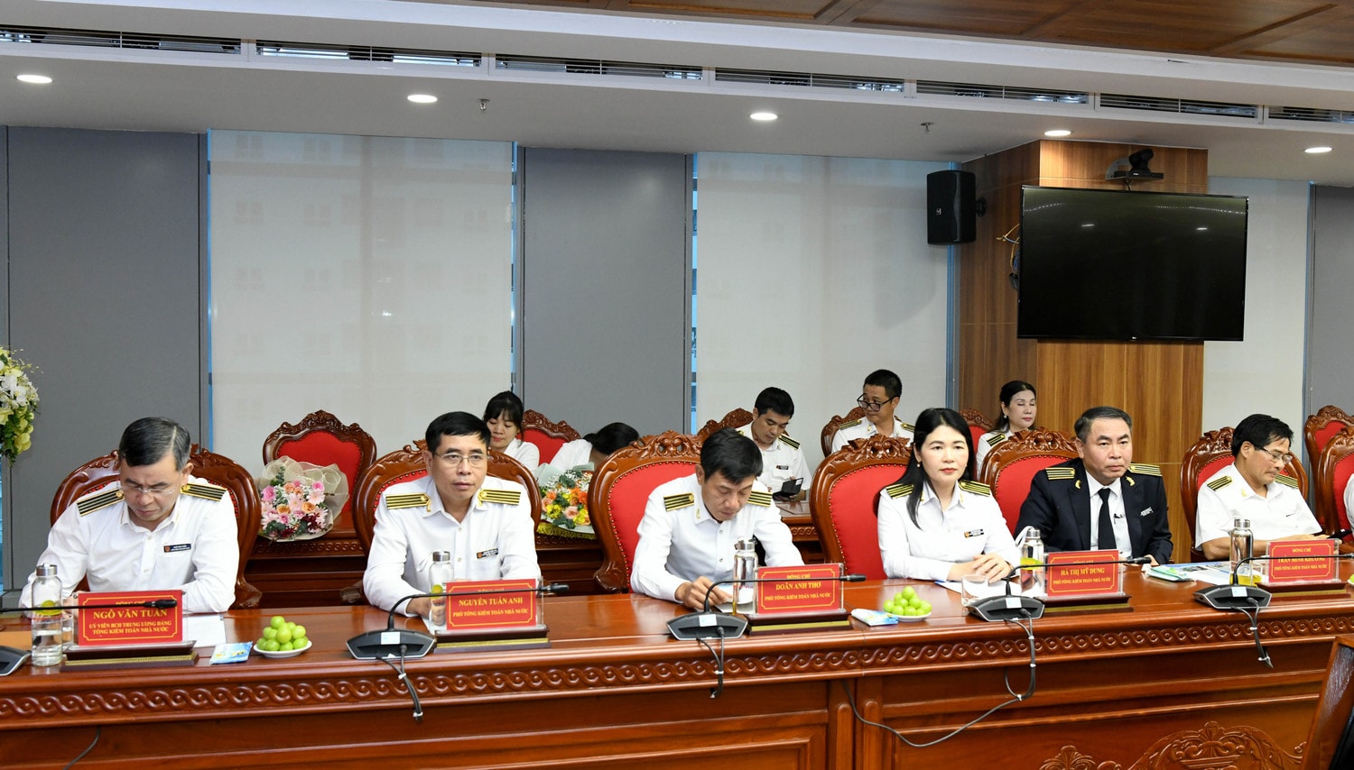 Ban cán sự Đảng, Lãnh đạo Kiểm toán Nhà nước dự hội nghị