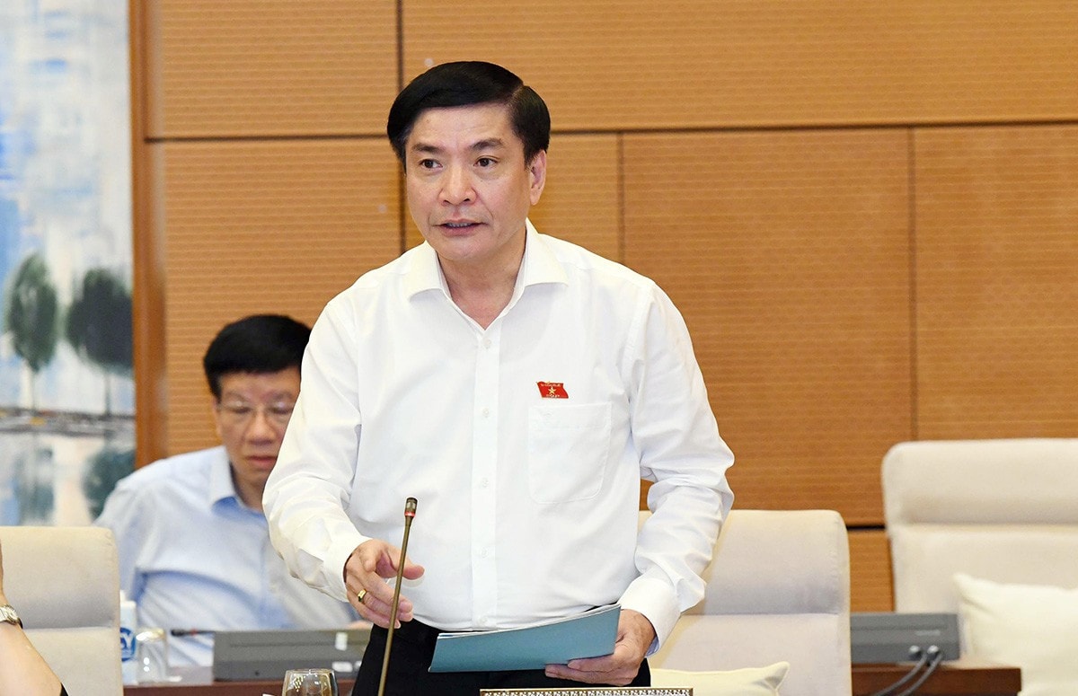 Tổng Thư ký Quốc hội, Chủ nhiệm Văn phòng Quốc hội Bùi Văn Cường phát biểu