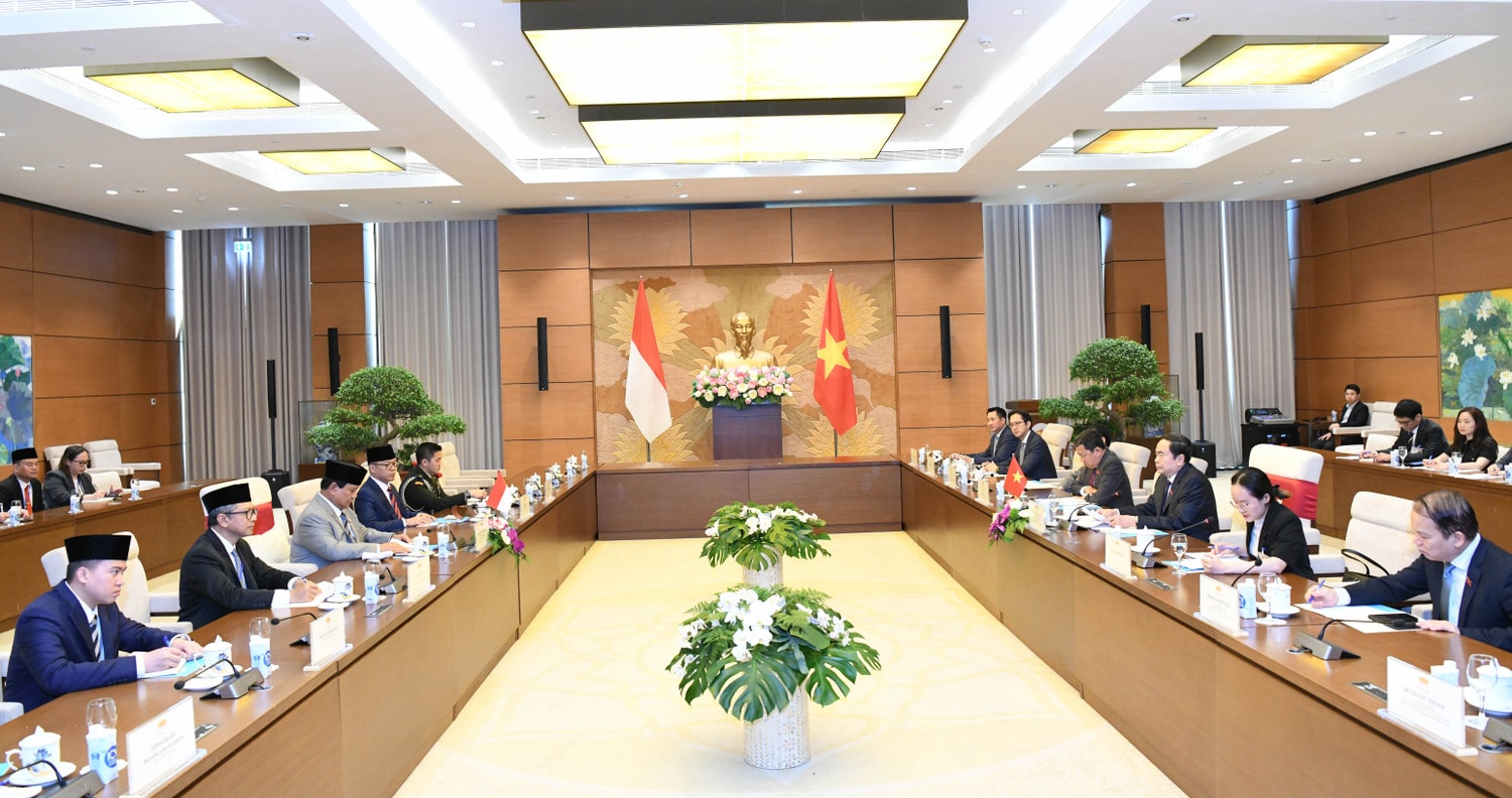 Quang cảnh cuộc tiếp. Ảnh: Lâm Hiển