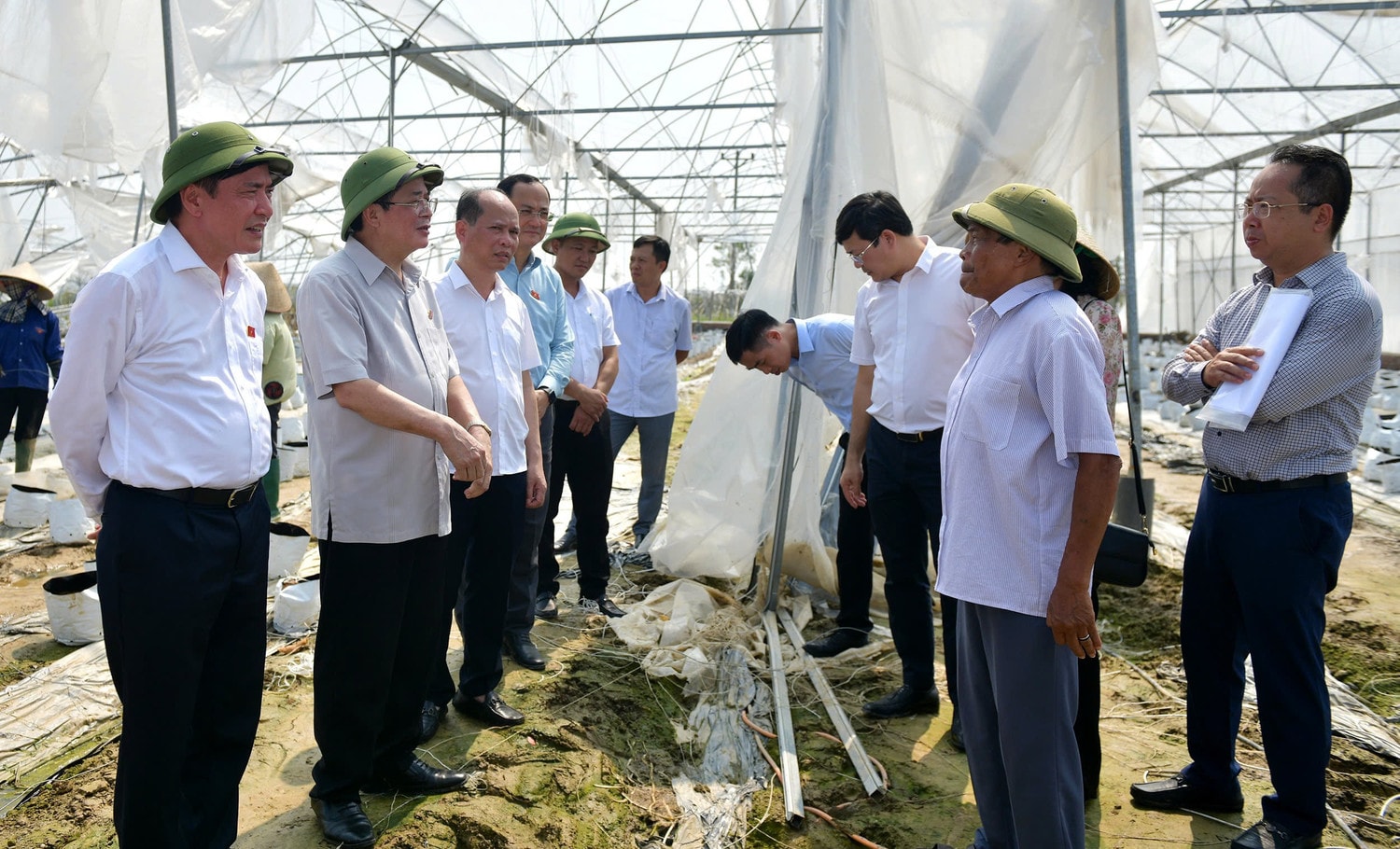 Phó Chủ tịch Quốc hội Nguyễn Đức Hải khảo sát thực tế khu vực bị ảnh hưởng do bão lũ tại Hợp tác xã Minh Đức, xã Phạm Trấn, huyện Gia Lộc (3).jpg