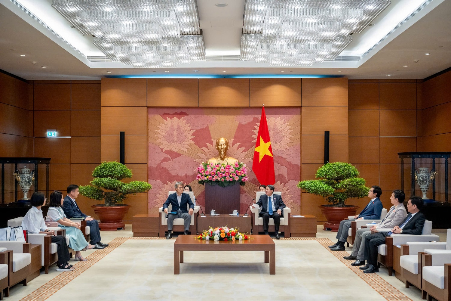 Toàn cảnh buổi tiếp