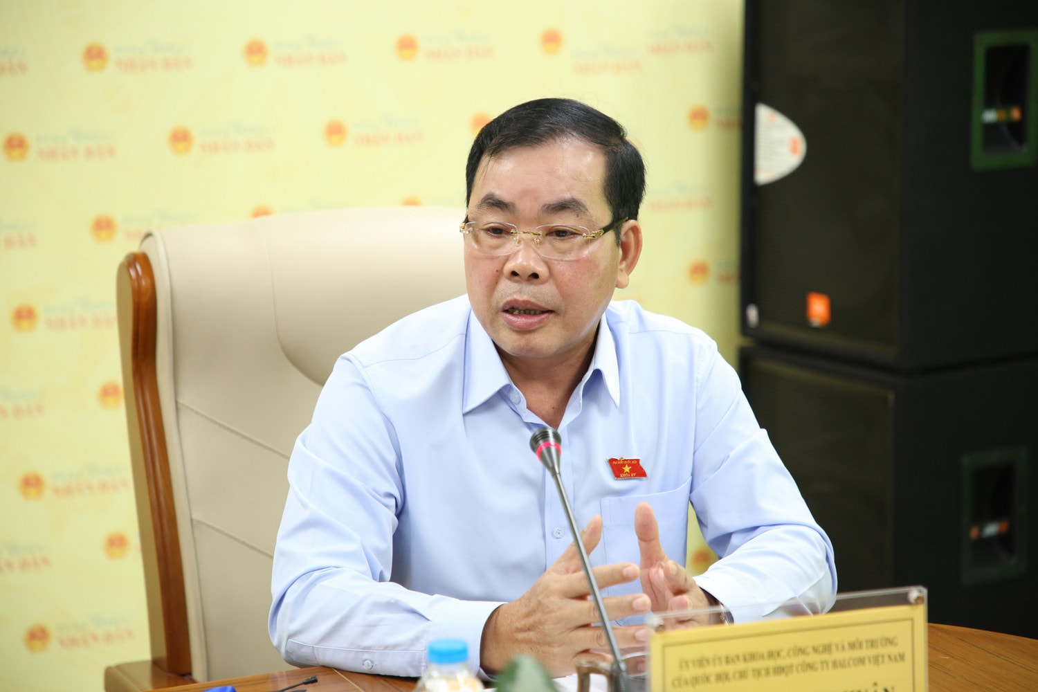 Theo ông Nguyễn Quang Huân, Nhà nước cần có cơ chế ưu đãi, khuyến khích, tạo động lực cho các doanh nghiệp tư nhân đầu tư vào lĩnh vực xử lý chất thải. Ảnh: Duy Thông