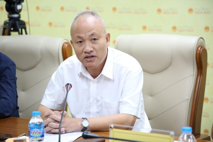 Viện trưởng Viện Công nghệ VinIT GS.TSKH Nguyễn Quốc Sỹ. Ảnh: Duy Thông