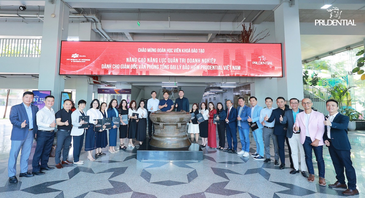 Prudential Việt Nam hợp tác cùng Viện Quản trị và Công nghệ FSB xây dựng chương trình đào tạo dành cho các Giám Đốc Văn Phòng Tổng Đại lý -0