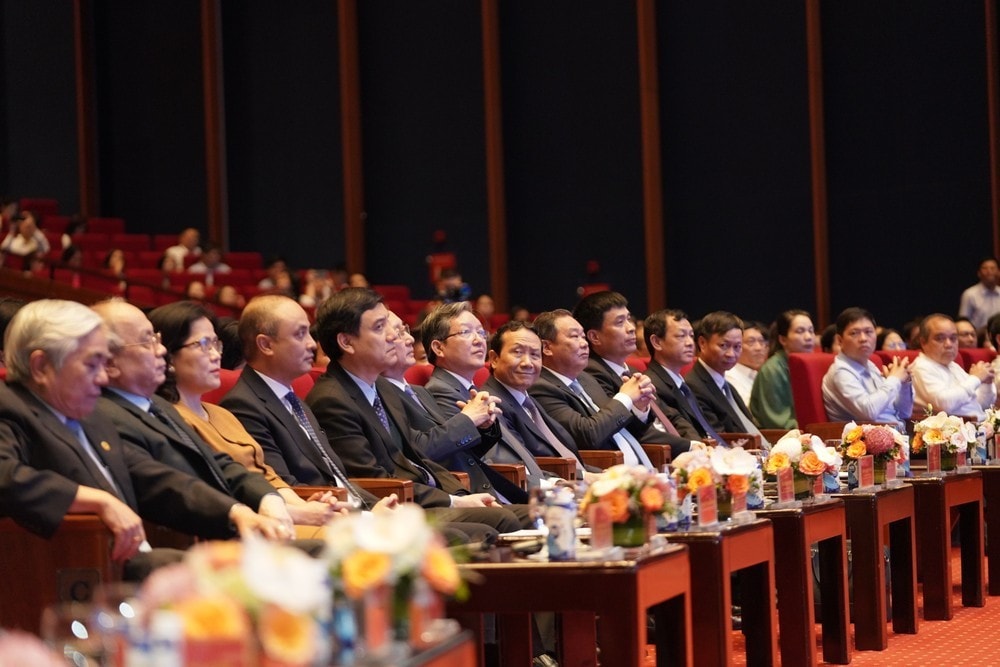 Các đại biểu dự lễ khai mạc Kết nối công nghệ và Đổi mới sáng tạo Việt Nam 2024