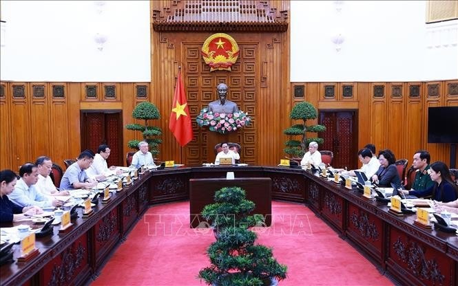 Quang cảnh buổi làm việc. Ảnh: Dương Giang/TTXVN