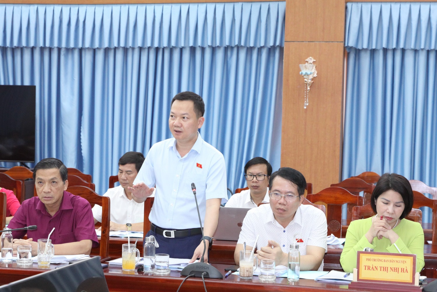 Ủy viên Thường trực Ủy ban Quốc phòng và An ninh Trịnh Xuân An phát biểu