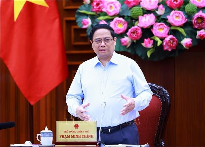 Thủ tướng Phạm Minh Chính chủ trì cuộc họp của Thường trực Chính phủ về chủ trương đầu tư Dự án Đường sắt tốc độ cao trên trục Bắc – Nam