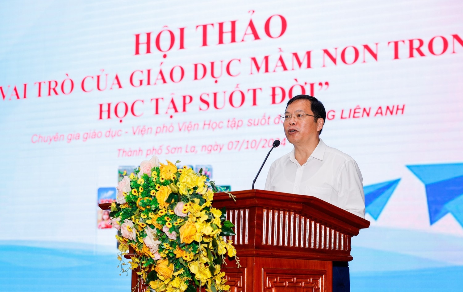 Phó Chủ tịch UBND thành phố Sơn La Trần Công Chính khẳng định, TP. Sơn La sẽ tiếp tục đầu tư mạnh mẽ vào giáo dục mầm non