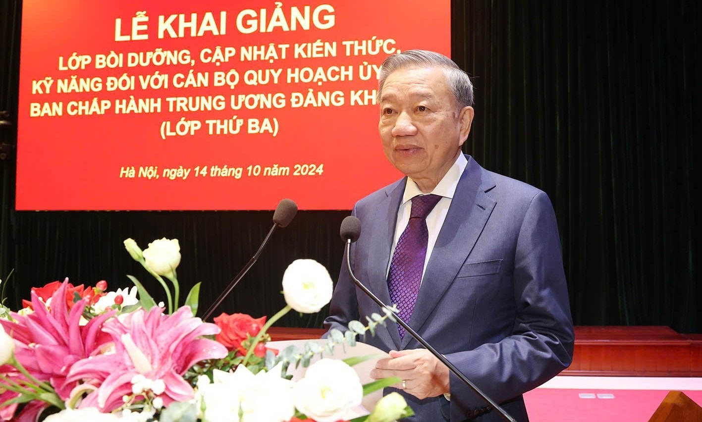 Tổng Bí thư, Chủ tịch nước Tô Lâm phát biểu chỉ đạo. Ảnh: Trí Dũng