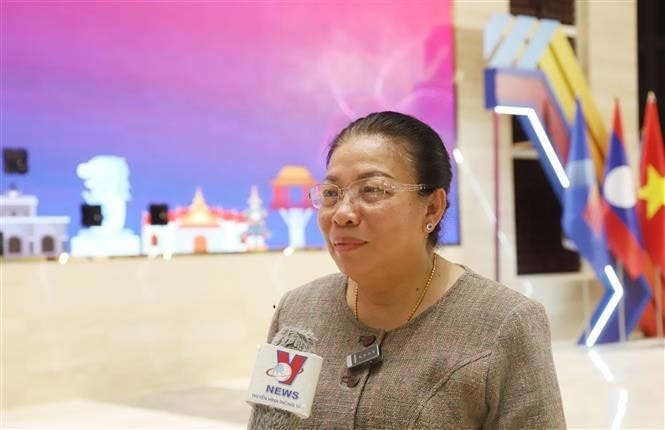 Vice Chairwoman of the National Assembly Committee for External Relations Le Thu Ha (Photo: VNA) lao-vice-chairwoamn-6910-1086.jpg