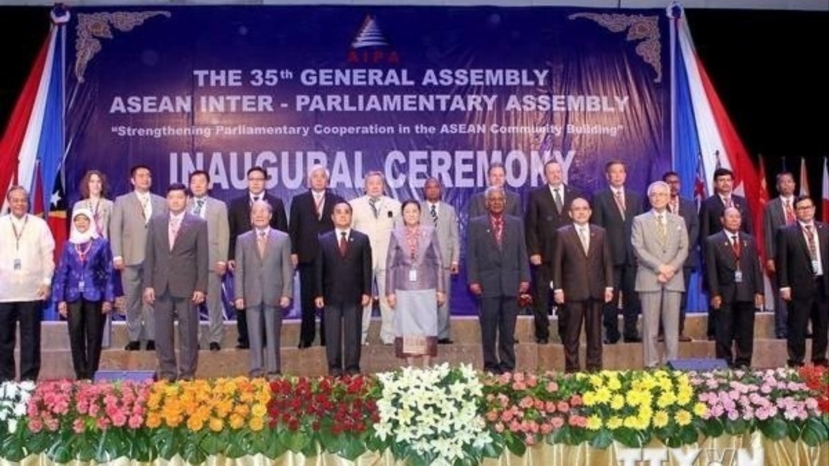 Quốc hội Lào đăng cai tổ chức Đại hội đồng AIPA-35 năm 2014. Nguồn: aipasecretariat.org