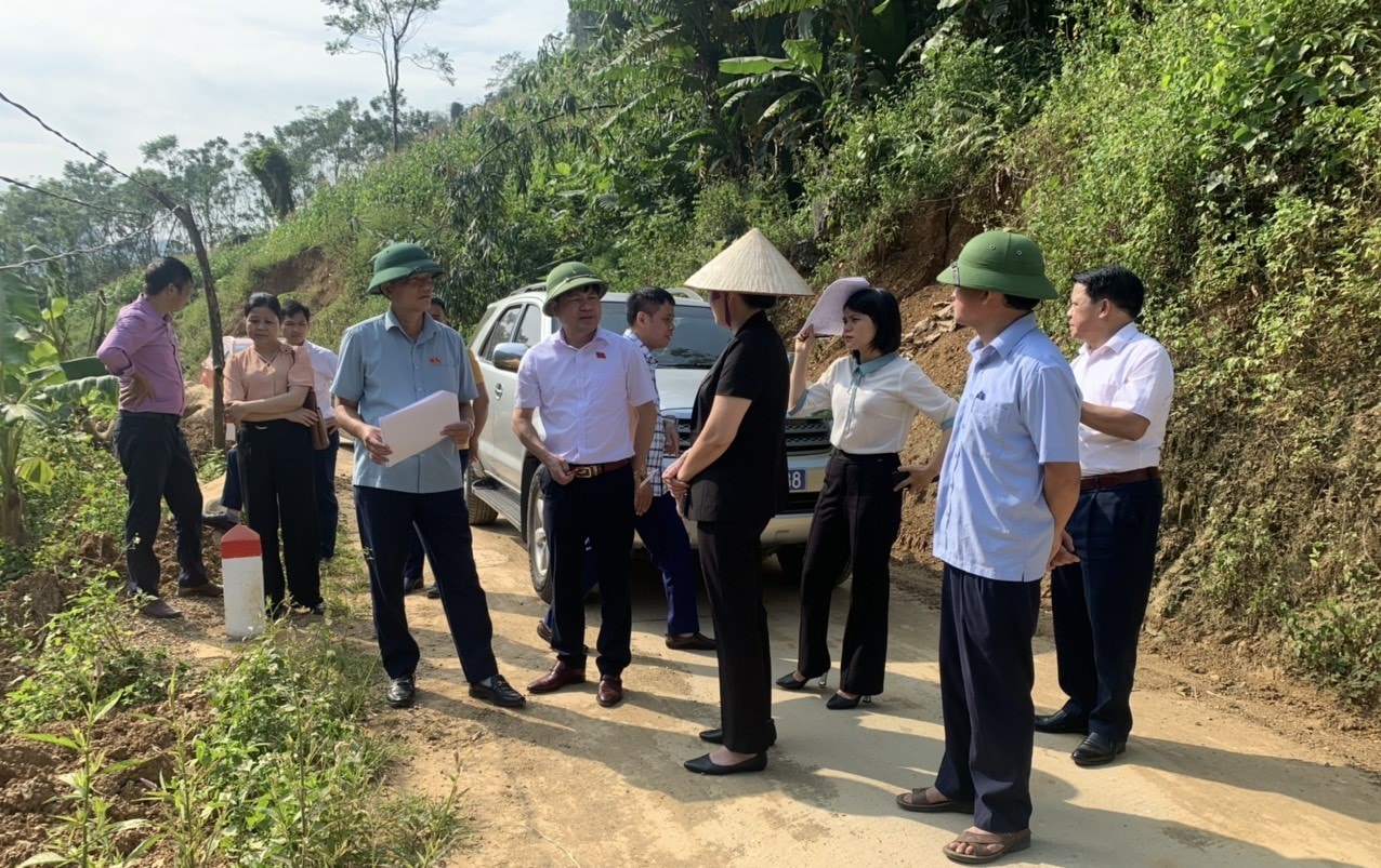 Các Ban HĐND tỉnh tăng cường khảo sát thực tế thu thập hình ảnh, số liệu cụ thể, sinh động từ thực tiễn. Ảnh: N. Hạnh