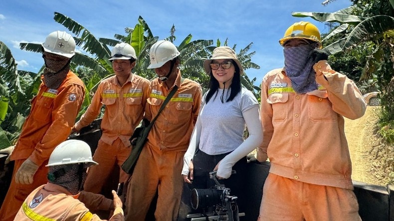 Công việc đầy vất vả của công nhân ngành điện sẽ được lan tỏa mạnh mẽ qua phim.