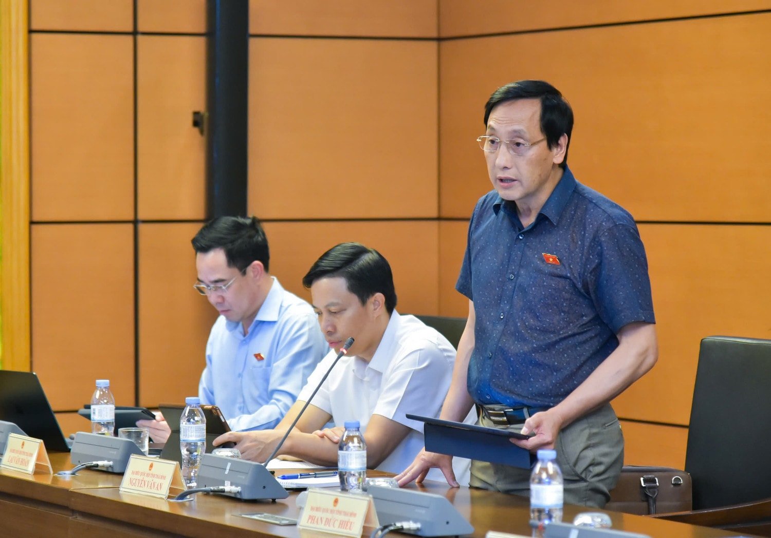 ĐBQH Nguyễn Văn An (Thái Bình) phát biểu