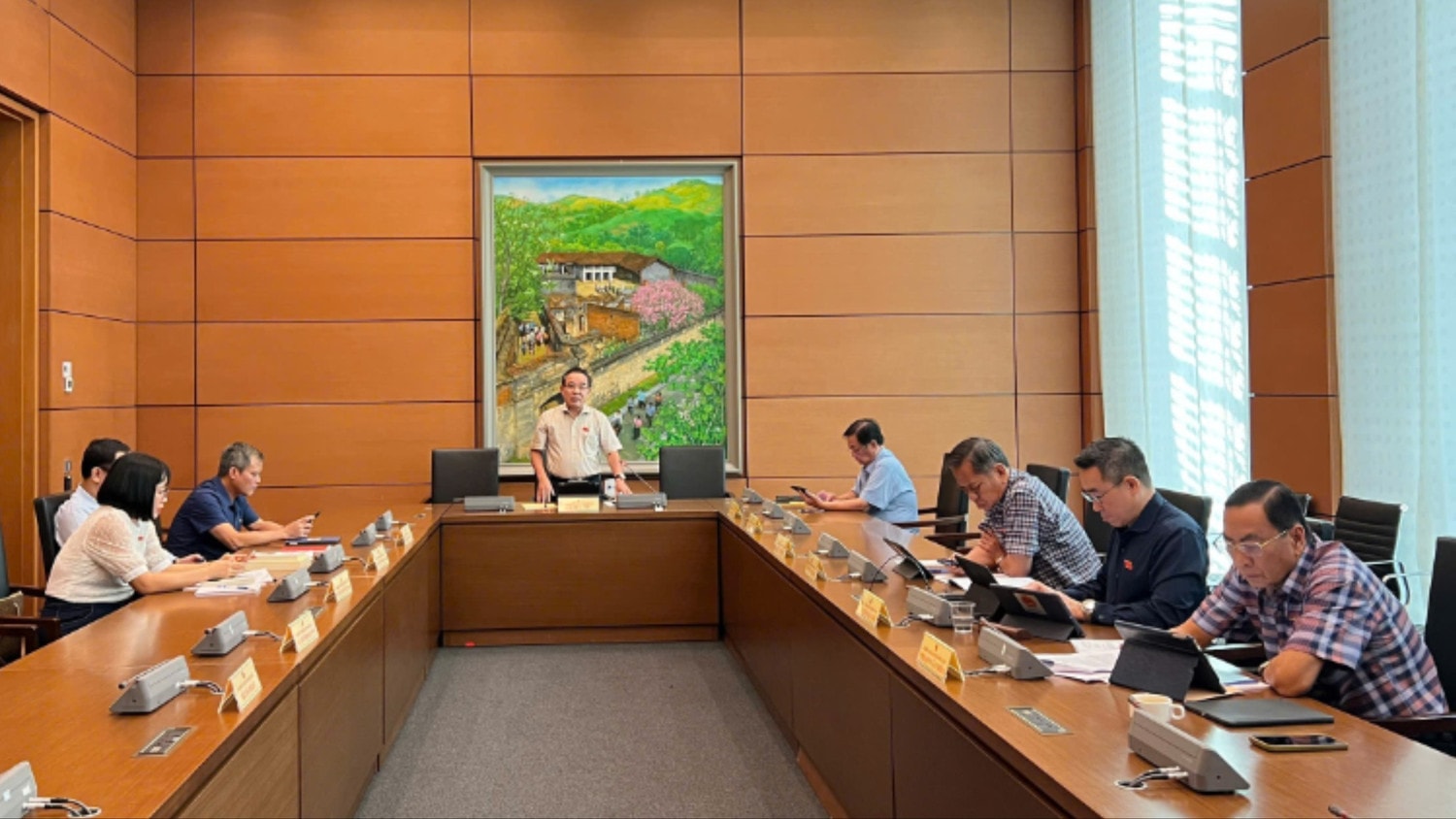 Quang cảnh họp tại Tổ 14