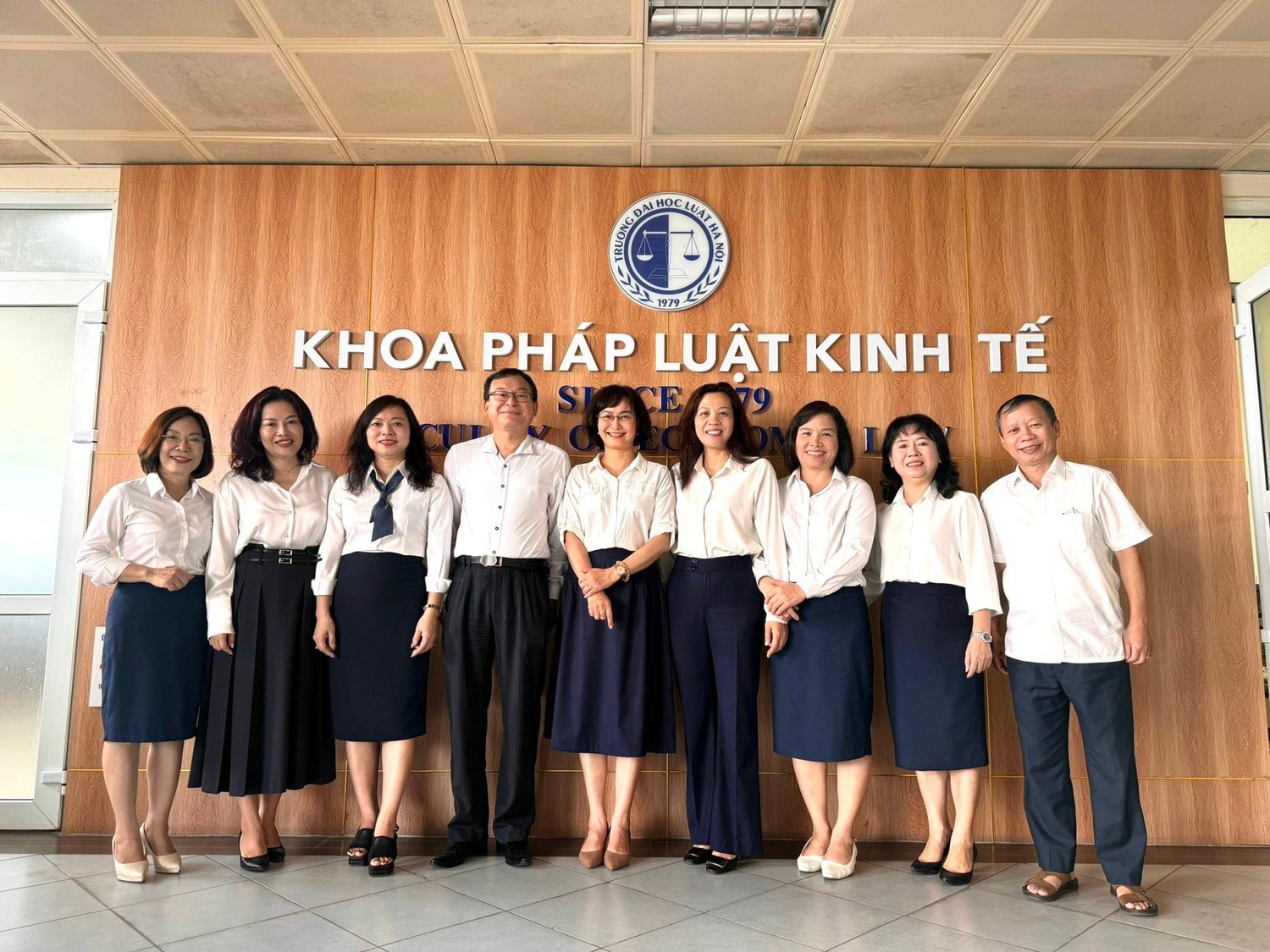 Các giảng viên chủ chốt Khoa Pháp luật Kinh tế