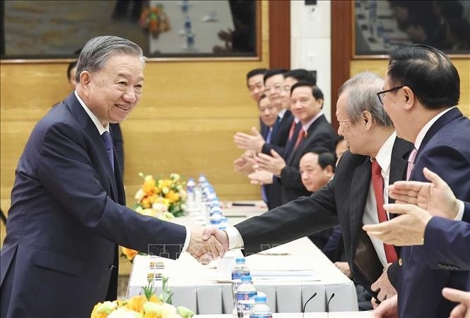 Tổng Bí thư Tô Lâm và các đại biểu tham dự. Ảnh: Thống Nhất/TTXVN
