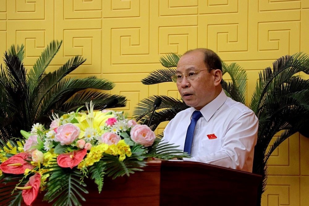 Phó Bí thư Thường trực Tỉnh ủy, Chủ tịch HĐND tỉnh Hòa Bình BÙI ĐỨC HINH