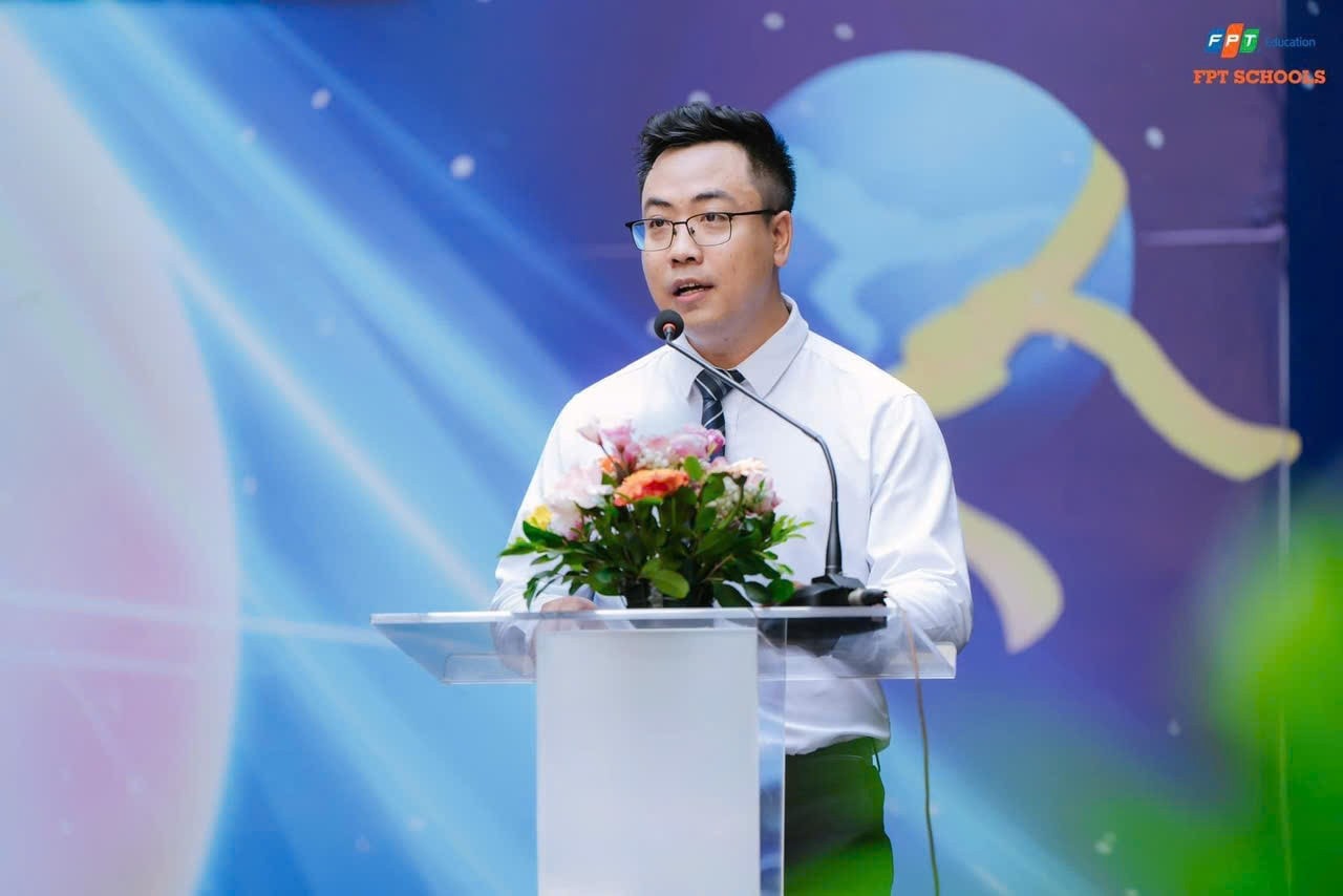 Phó Hiệu trưởng Trường Tiểu học, THCS & THPT FPT Bắc Giang Đinh Đức Hiền
