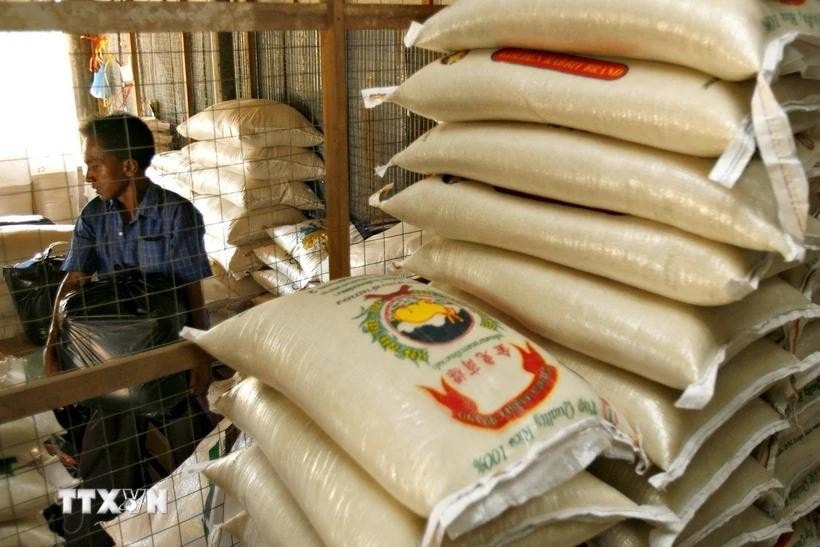 A rice store in Pekan Mundok town of Thailand (Photo: AFP/VNA) A rice store in Pekan Mundok town of Thailand (Photo: AFP/VNA)