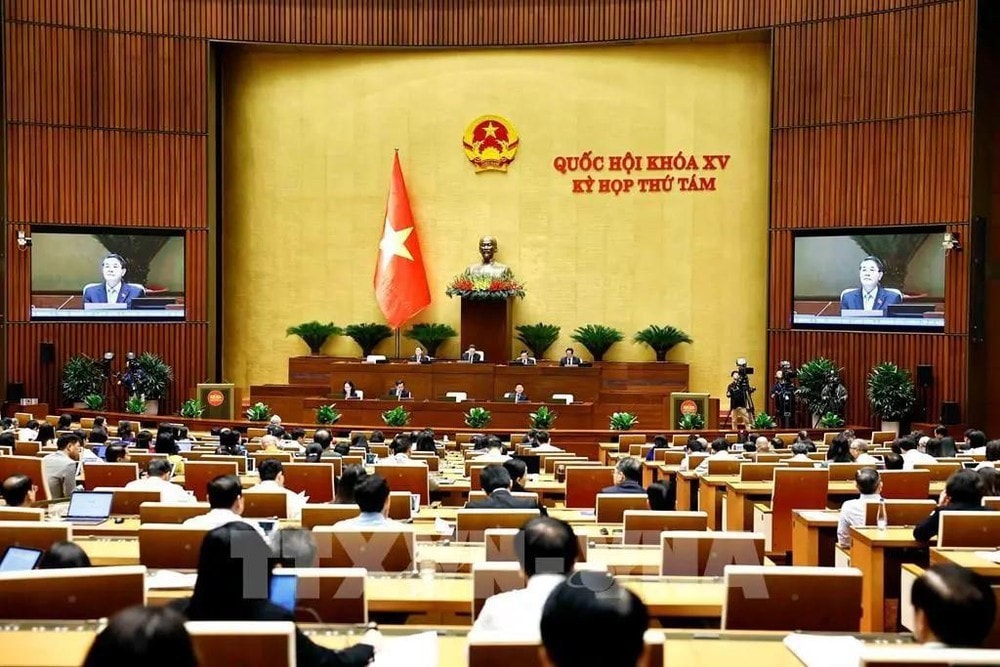 At the 15th National Assembly (NA)’s ongoing 8th session. (Photo: Ho Long) At the 15th National Assembly (NA)’s ongoing 8th session. (Photo: Ho Long)