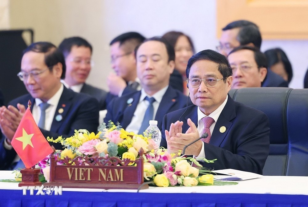 Thủ tướng Phạm Minh Chính tham dự Hội nghị CLMV lần thứ 11. Ảnh: Dương Giang-TTXVN