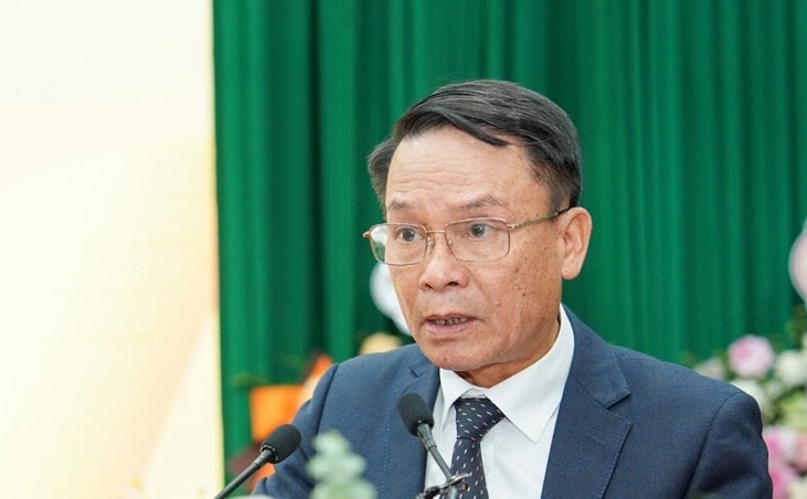 Phó Chủ tịch Thường trực Hội Nhà báo Việt Nam Nguyễn Đức Lợi phát biểu