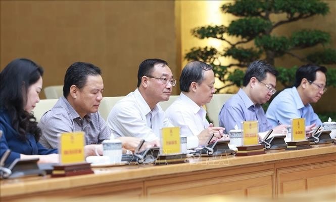 Các thành viên Ban Chỉ đạo tham dự Phiên họp thứ nhất. Ảnh: Dương Giang/TTXVN