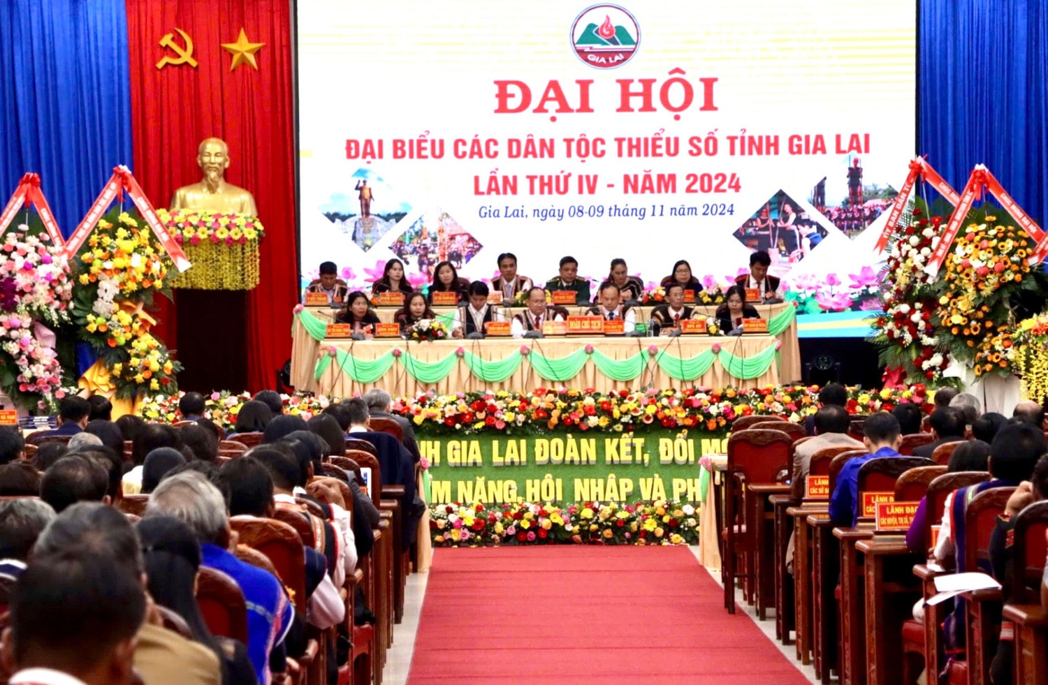 Đại hội đại biểu các DTTS tỉnh Gia Lai lần thứ IV năm 2024 với chủ đề “Các dân tộc tỉnh Gia Lai đoàn kết, đổi mới sáng tạo, phát huy lợi thế, tiềm năng, hội nhập và phát triển bền vững”