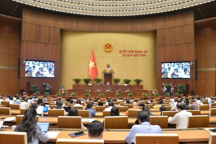 Quang cảnh phiên họp. Ảnh: Hồ Long