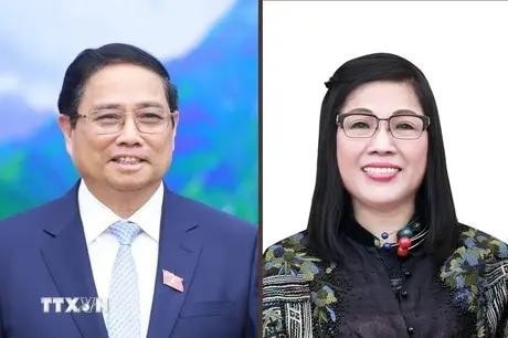 Prime Minister Pham Minh Chinh and his spouse (Photo: VNA) Prime Minister Pham Minh Chinh and his spouse (Photo: VNA)