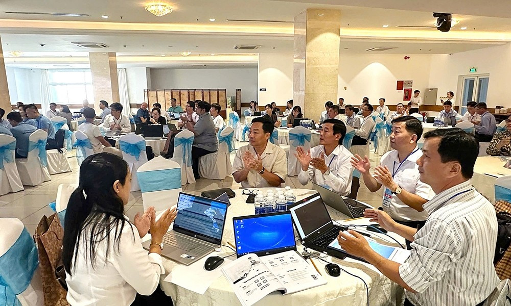 Diễn tập ứng cứu khẩn cấp sự cố an toàn thông tin ngành bảo hiểm xã hội Việt Nam. Ảnh: Tùng Đỗ